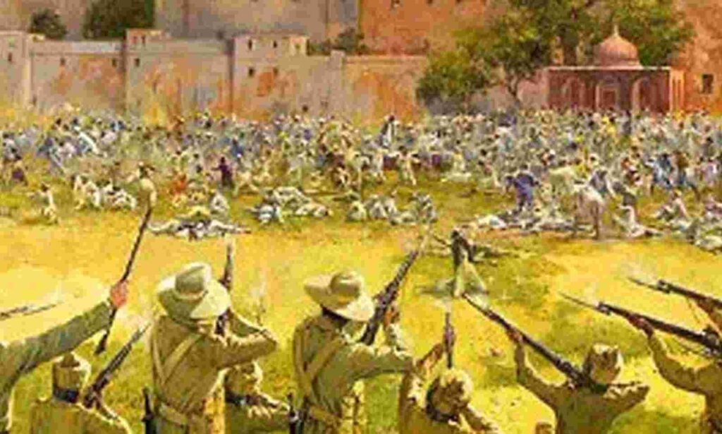 Jallianwala Bagh in 1919, months after the massacre