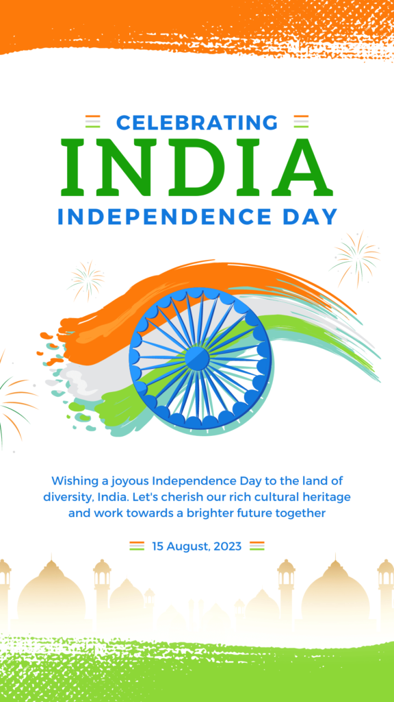 happy independence day india messages 2023 instagram story image