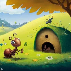 Story3 चींटी और टिड्डा