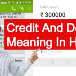 क्रेडिट और डेबिट का मतलब क्या होता है? | Credit And Debit Meaning In Hindi